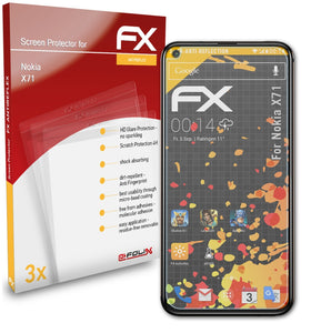atFoliX FX-Antireflex Displayschutzfolie für Nokia X71
