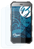 Schutzfolie Bruni kompatibel mit Nomu S10 Pro, glasklare (2X)