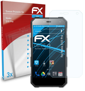 atFoliX FX-Clear Schutzfolie für Nomu S10 Pro