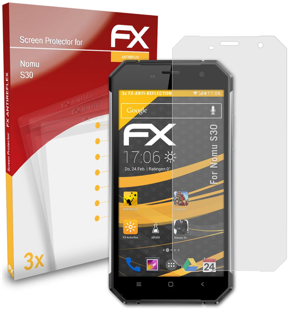 atFoliX FX-Antireflex Displayschutzfolie für Nomu S30