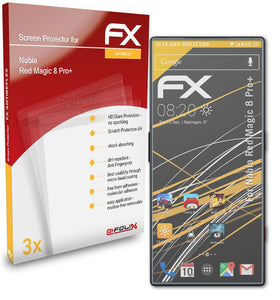 atFoliX FX-Antireflex Displayschutzfolie für Nubia Red Magic 8 Pro+