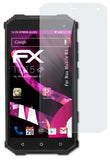 Glasfolie atFoliX kompatibel mit Nuu Mobile R1, 9H Hybrid-Glass FX