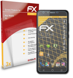 atFoliX FX-Antireflex Displayschutzfolie für Nuu Mobile X5