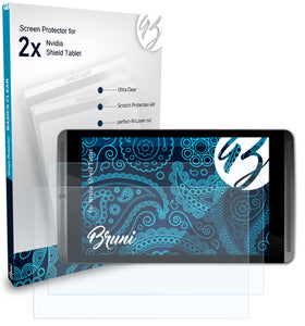 Bruni Basics-Clear Displayschutzfolie für Nvidia Shield Tablet
