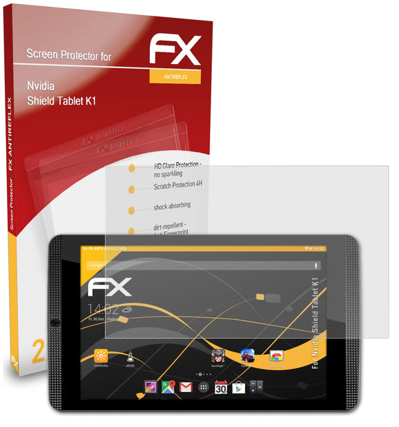 atFoliX FX-Antireflex Displayschutzfolie für Nvidia Shield Tablet K1