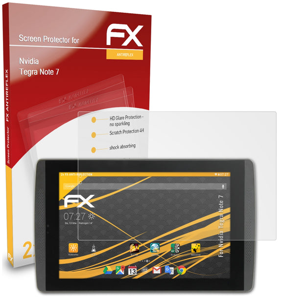 atFoliX FX-Antireflex Displayschutzfolie für Nvidia Tegra Note 7