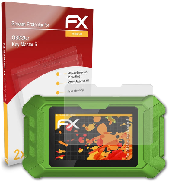 atFoliX FX-Antireflex Displayschutzfolie für OBDStar Key Master 5