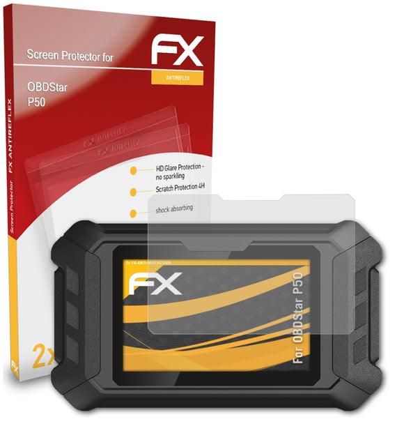 atFoliX FX-Antireflex Displayschutzfolie für OBDStar P50