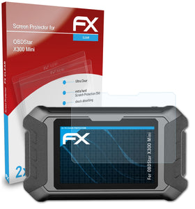 atFoliX FX-Clear Schutzfolie für OBDStar X300 Mini
