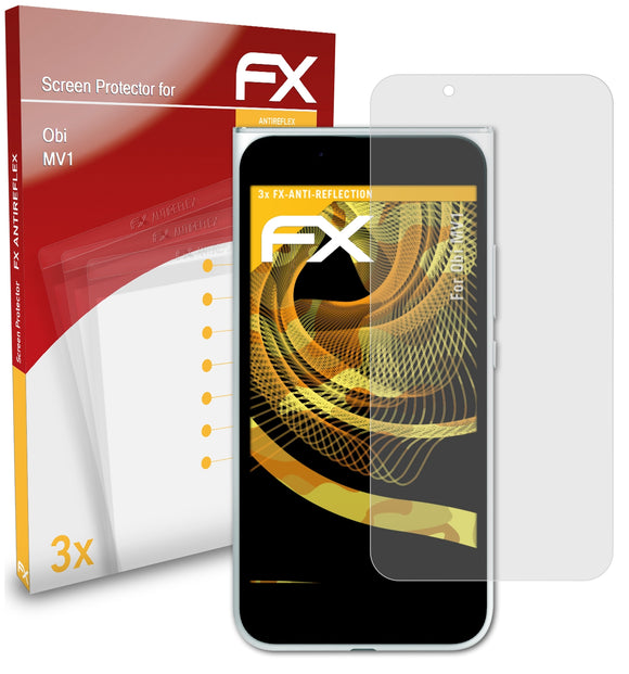 atFoliX FX-Antireflex Displayschutzfolie für Obi MV1