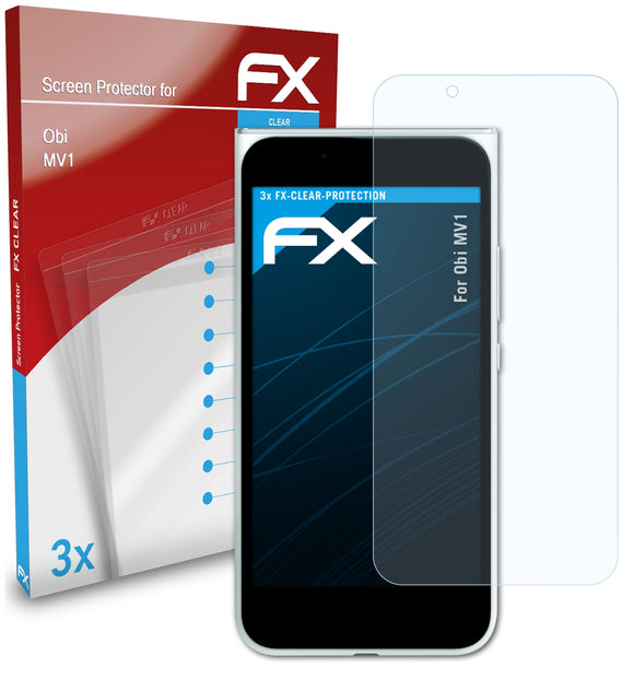 atFoliX FX-Clear Schutzfolie für Obi MV1