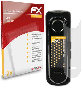 atFoliX FX-Antireflex Displayschutzfolie für OBS Cube FP