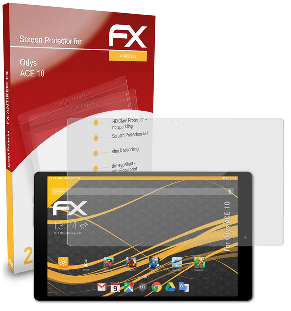 atFoliX FX-Antireflex Displayschutzfolie für Odys ACE 10