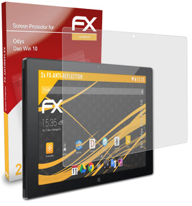 atFoliX FX-Antireflex Displayschutzfolie für Odys Duo Win 10