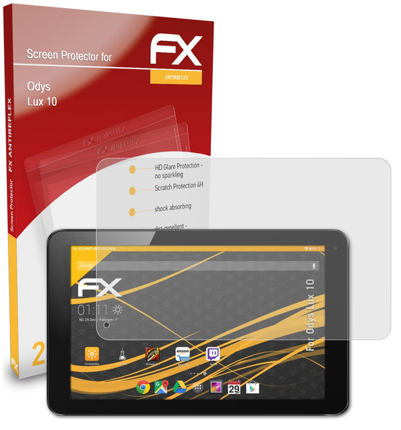 atFoliX FX-Antireflex Displayschutzfolie für Odys Lux 10
