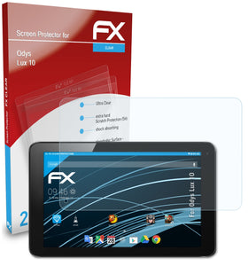 atFoliX FX-Clear Schutzfolie für Odys Lux 10