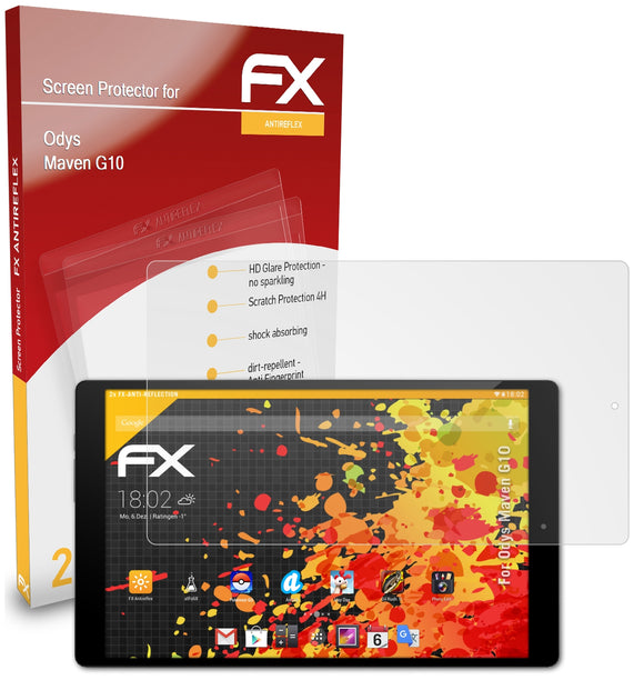 atFoliX FX-Antireflex Displayschutzfolie für Odys Maven G10