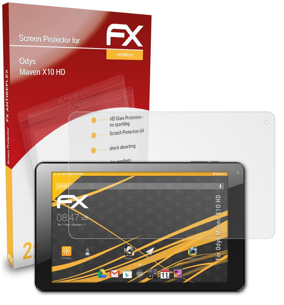 atFoliX FX-Antireflex Displayschutzfolie für Odys Maven X10 HD