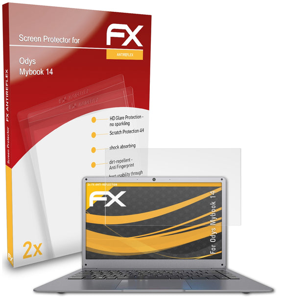 atFoliX FX-Antireflex Displayschutzfolie für Odys Mybook 14