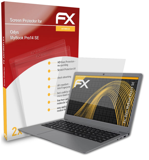 atFoliX FX-Antireflex Displayschutzfolie für Odys MyBook Pro14 SE