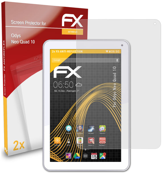 atFoliX FX-Antireflex Displayschutzfolie für Odys Neo Quad 10