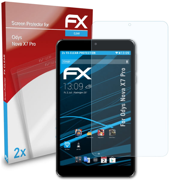 atFoliX FX-Clear Schutzfolie für Odys Nova X7 Pro