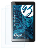 Schutzfolie Bruni kompatibel mit Odys Pace 10 LTE V2, glasklare (2X)