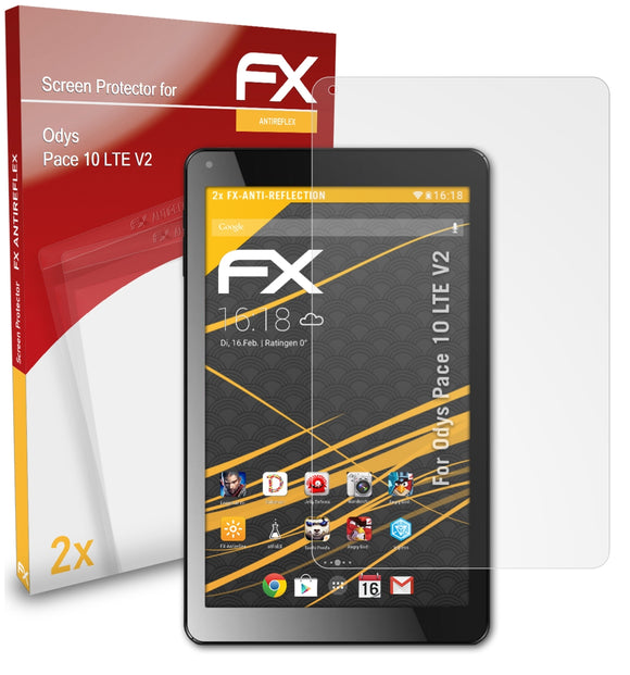 atFoliX FX-Antireflex Displayschutzfolie für Odys Pace 10 LTE (V2)