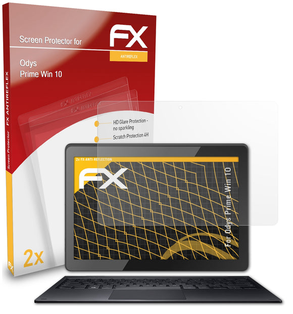 atFoliX FX-Antireflex Displayschutzfolie für Odys Prime Win 10