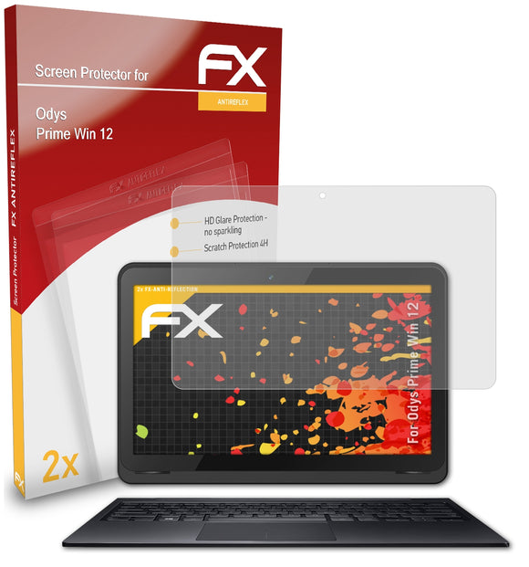 atFoliX FX-Antireflex Displayschutzfolie für Odys Prime Win 12