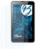 Bruni Schutzfolie kompatibel mit Odys Sense 7 Plus, glasklare Folie (2X)