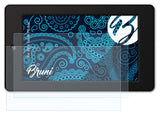 Schutzfolie Bruni kompatibel mit Odys Tablet PC One, glasklare (2X)