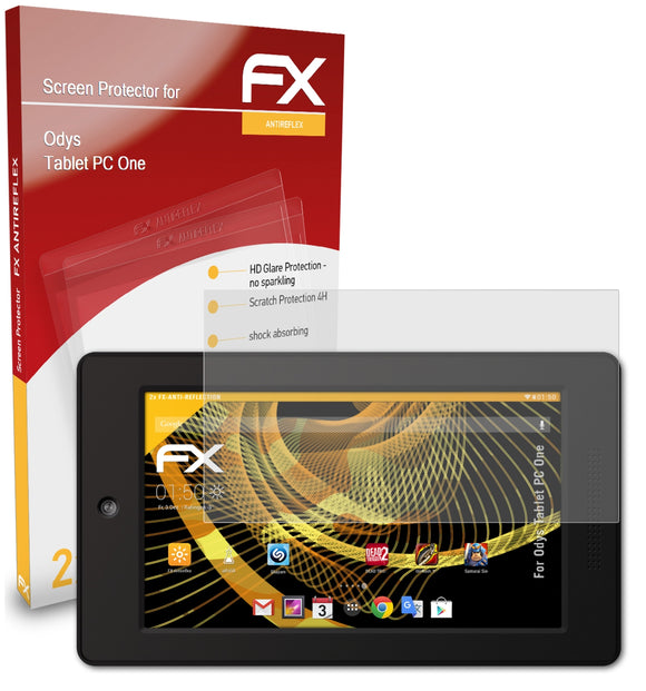 atFoliX FX-Antireflex Displayschutzfolie für Odys Tablet PC One