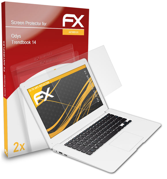 atFoliX FX-Antireflex Displayschutzfolie für Odys Trendbook 14