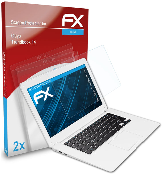 atFoliX FX-Clear Schutzfolie für Odys Trendbook 14