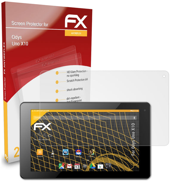 atFoliX FX-Antireflex Displayschutzfolie für Odys Uno X10