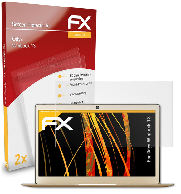 atFoliX FX-Antireflex Displayschutzfolie für Odys Winbook 13
