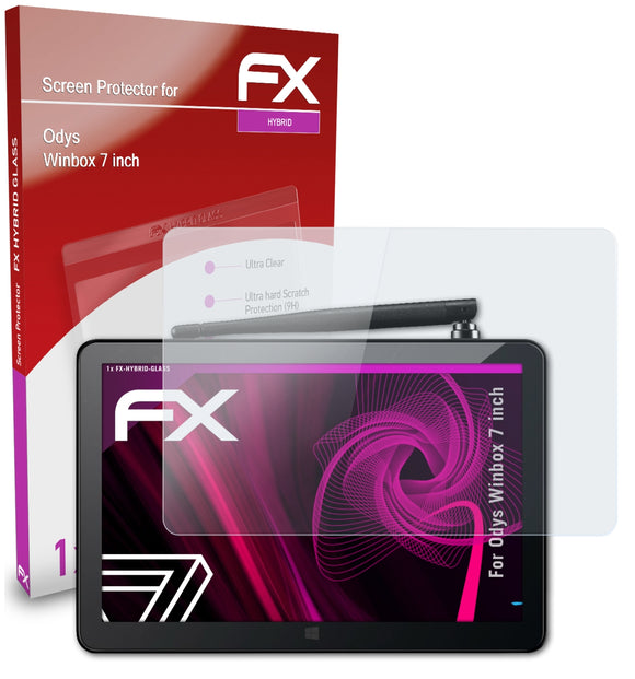 atFoliX FX-Hybrid-Glass Panzerglasfolie für Odys Winbox (7 inch)