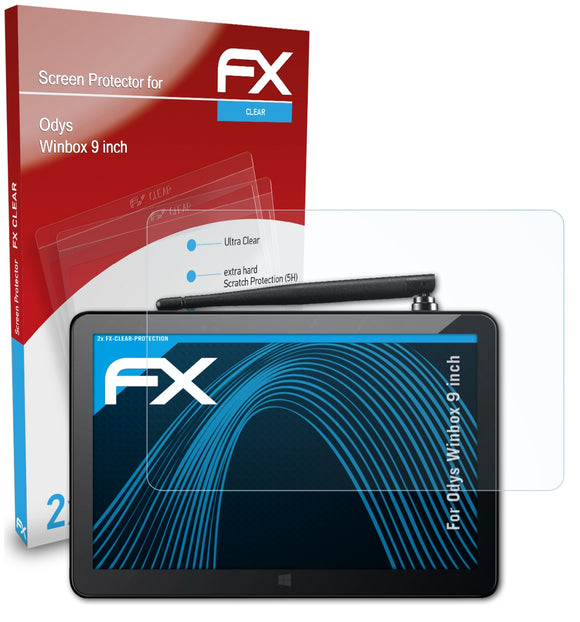atFoliX FX-Clear Schutzfolie für Odys Winbox (9 inch)