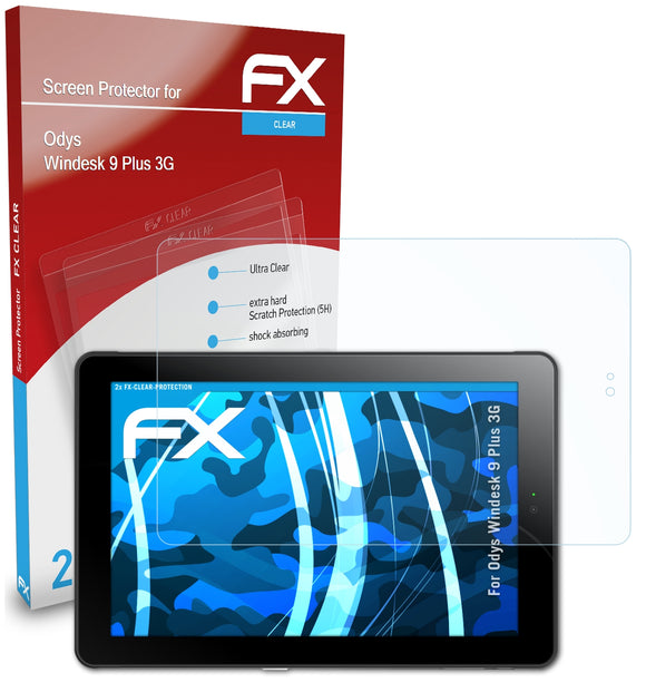 atFoliX FX-Clear Schutzfolie für Odys Windesk 9 Plus 3G