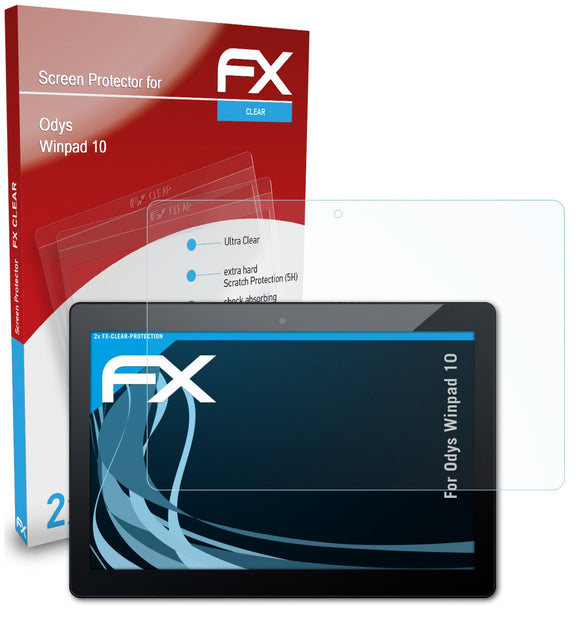atFoliX FX-Clear Schutzfolie für Odys Winpad 10