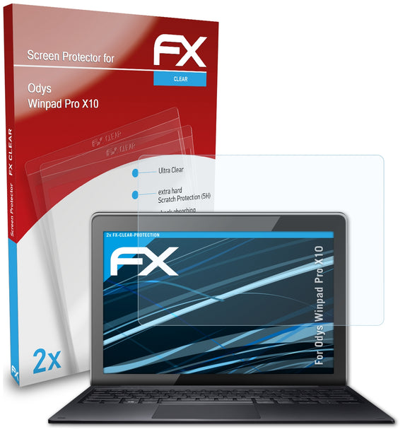 atFoliX FX-Clear Schutzfolie für Odys Winpad Pro X10