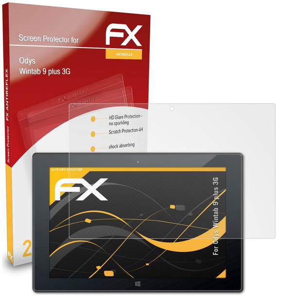 atFoliX FX-Antireflex Displayschutzfolie für Odys Wintab 9 plus 3G