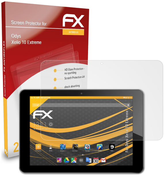 atFoliX FX-Antireflex Displayschutzfolie für Odys Xelio 10 Extreme