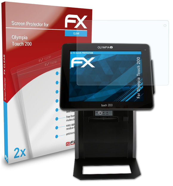 atFoliX FX-Clear Schutzfolie für Olympia Touch 200