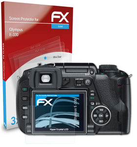 atFoliX FX-Clear Schutzfolie für Olympus E-330