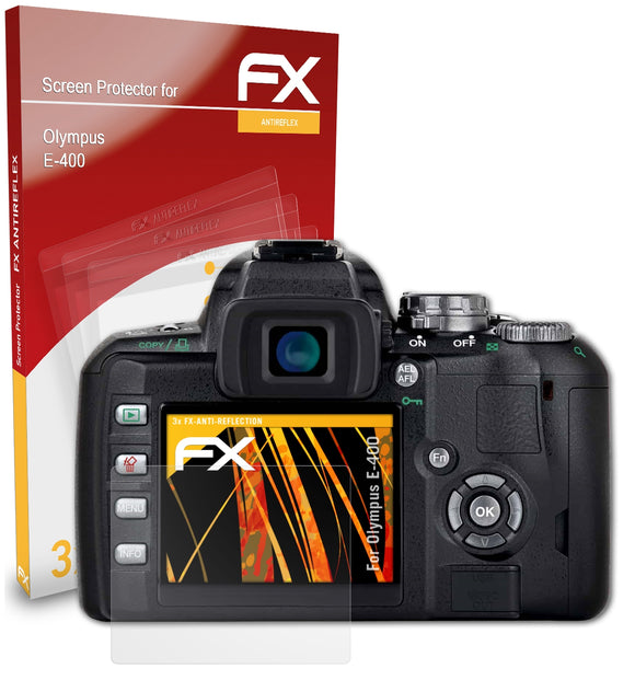 atFoliX FX-Antireflex Displayschutzfolie für Olympus E-400