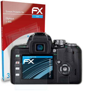 atFoliX FX-Clear Schutzfolie für Olympus E-400