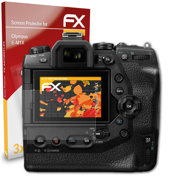 atFoliX FX-Antireflex Displayschutzfolie für Olympus E-M1X