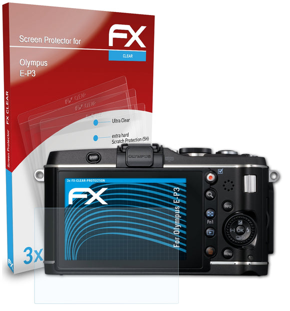 atFoliX FX-Clear Schutzfolie für Olympus E-P3